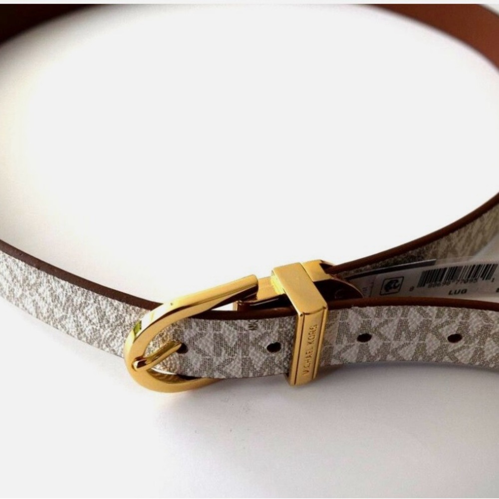Michael Kors Gold Buckle Belt